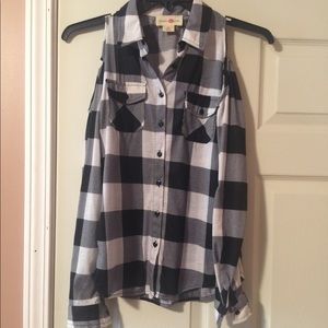 Buffalo plaid button down